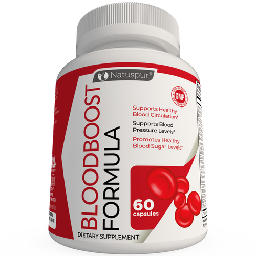 Natuspur Blood Boost Support for Blood Sugar & High Blood Pressure Support
