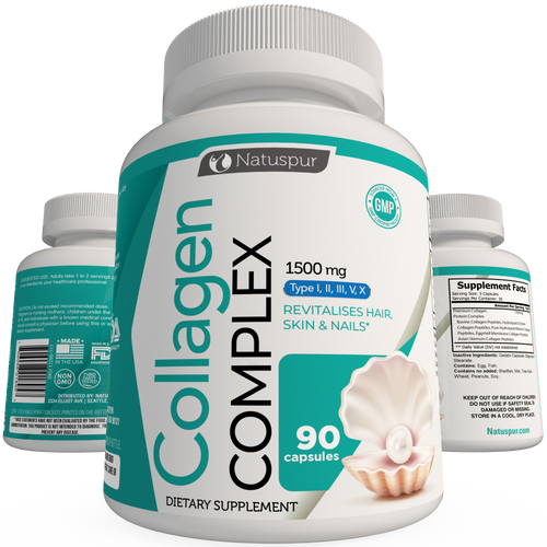Multi Collagen Peptides Capsules - Natuspur Health