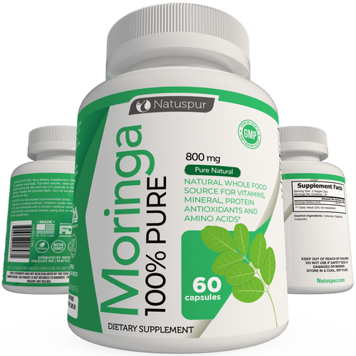 Organic Moringa Capsules - Natuspur Health