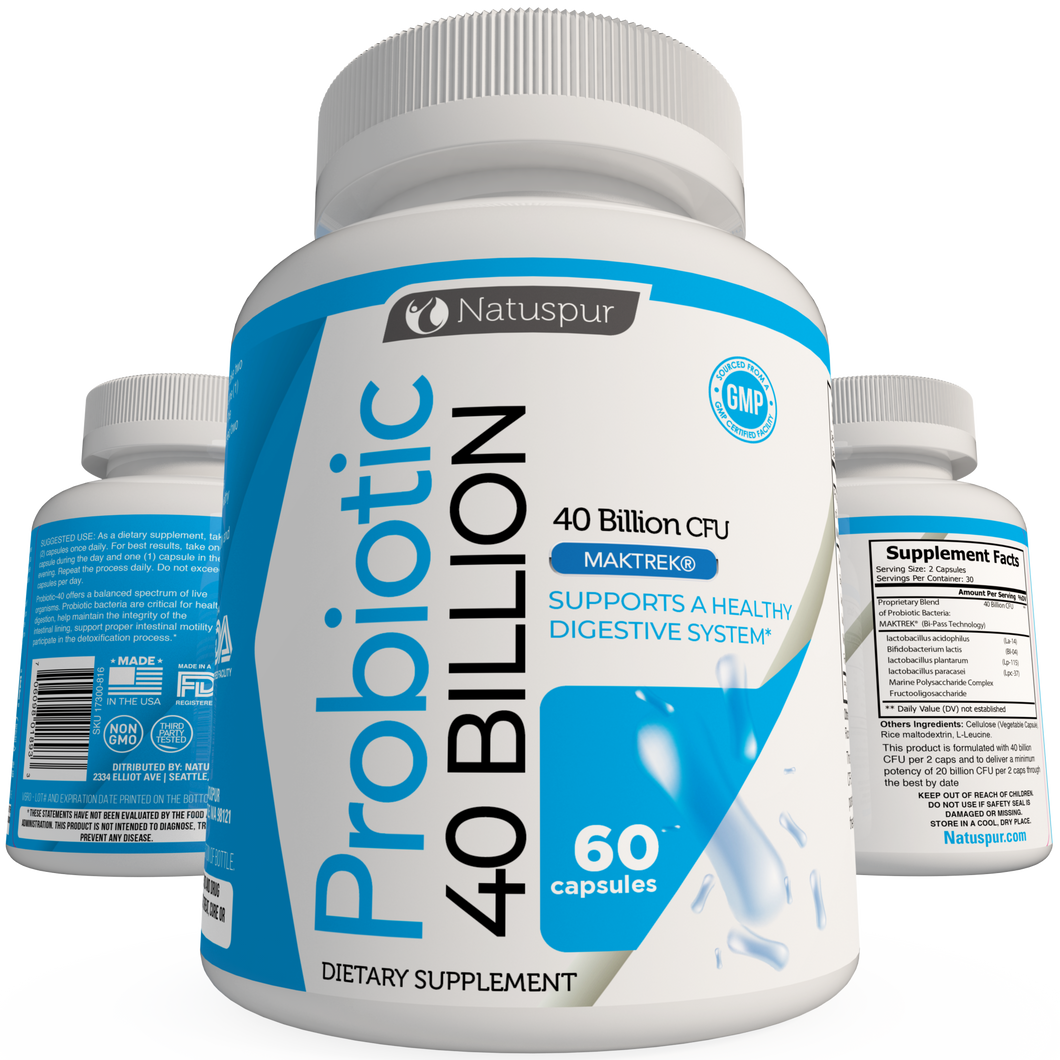 Probiotics 40 Billion CFU for Women & Men