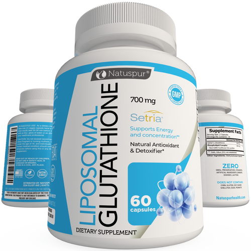Liposomal Glutathione Capsules – Pure Reduced Setria with Phospholipid Complex