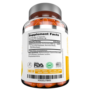Liposomal Vitamin C 2000mg Ultra Potent High Absorption Ascorbic Acid, Supports Immune System