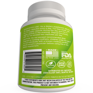 Psyllium Husk - Max Detox Fiber Supplement Capsules