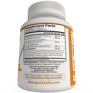 Mushroom complex, brain and immune  system booster