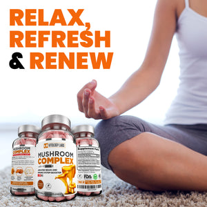 Mushroom complex, brain and immune  system booster