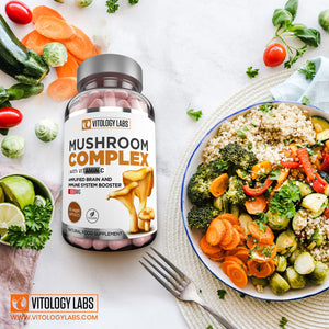 Mushroom complex, brain and immune  system booster